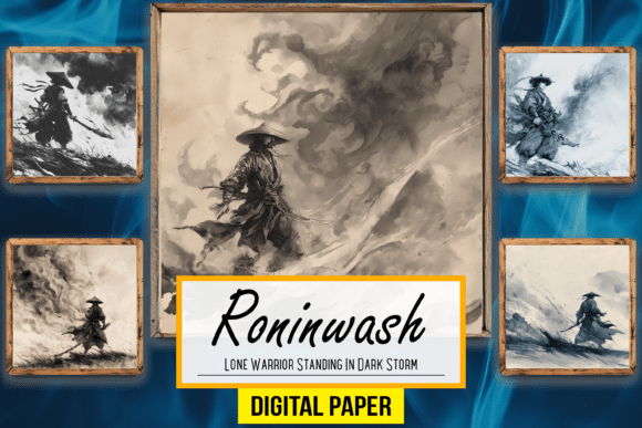 Download Lone Warrior Standing in Dark Storm Arts - Storm Collection