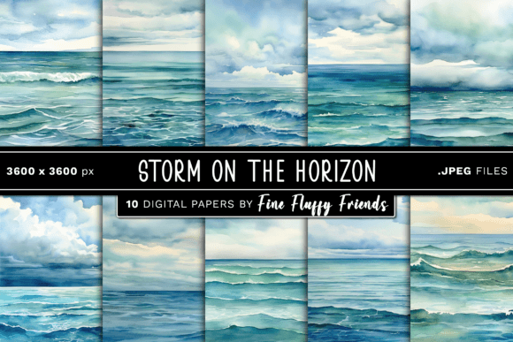 Download Storm on the Horizon Digital Paper - Storm Collection