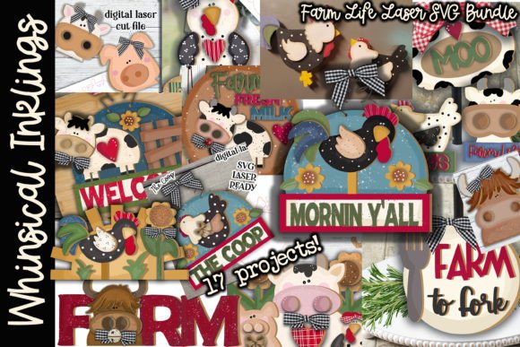 Download Farm Life SVG Bundle for Laser Cutting - Premium Bundle