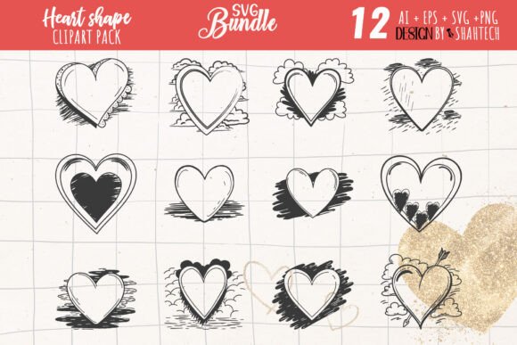 Download Heart Svg Bundle Heart Icons Heart Shape - Icons Collection