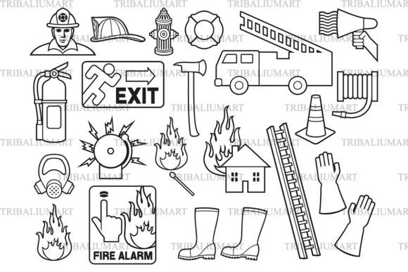 Download Firefighter Icons Set - Icons Collection