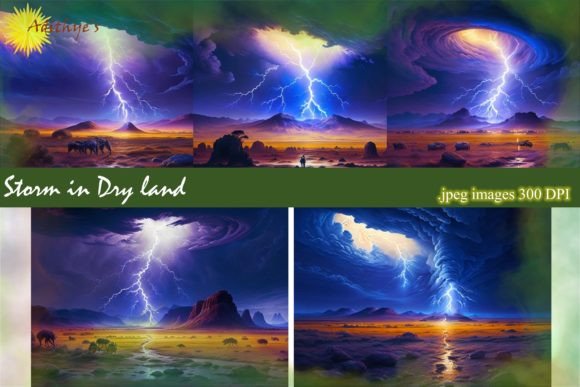 Download Storm in Dryland - Backgrounds - Storm Collection