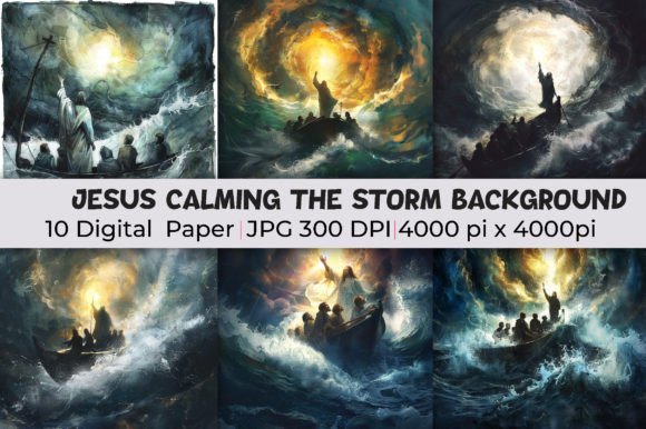 Download Jesus Calming the Storm Background - Storm Collection